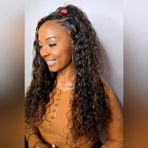 Water Wave Highlighted Wig